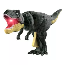 Brinquedos De Dinossauro Zaza Trigger T Rex, Com Som - 1 Peça, Cor Verde