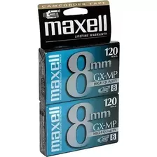 Fita 8mm Maxell Gx-mp Metal Pg-120 Kit 2 Unidades Lacradas