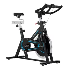 Bicicleta Estática Sportfitness Livorno Para Spinning Color Negro Y Azul