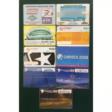 9 Ingressos De Futebol Para Colecionáveis. 