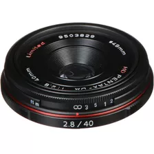 Pentax Hd Pentax Da 40mm F/2.8 Limited Lente (black)