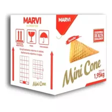 Mini Casquinha Biscoito Marvi Sorvete Ou Cone C/300 Unidades