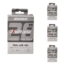 Kit 4 Câmaras De Ar Vittoria Standard 700x28/42 Presta 48mm