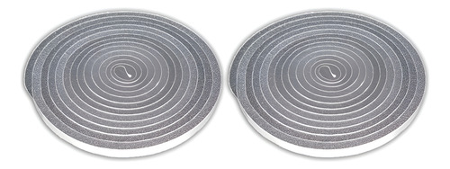 2 Burletes Goma Puerta Ventana Autoadhesivo 15mm X 10mm 5mts