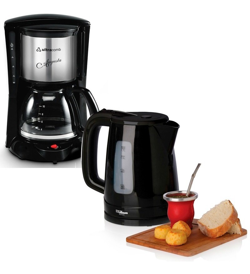 Combo Pava Elec Liliana Corte Mate+ Cafetera Ultracomb 12t  