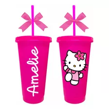 25 Vasos Hello Kitty Liberty Reutilizable Personalizado