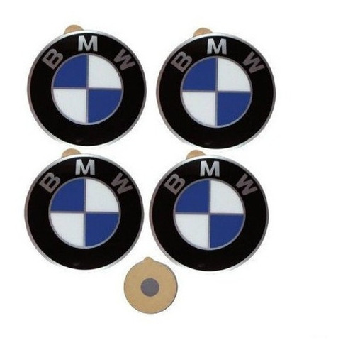 Foto de 4 Emblemas De La Tapa Del Centro De La Rueda De Bmw