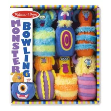 Juego De Bolos Monster Plush De 6 Pines Bolsa De Almace...