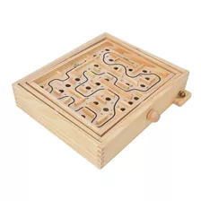 Juego De Mesa Educativo De Madera Maze Brain Training Para A