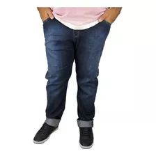 Calça Jeans Masculina Lycra Tamanhos Especiais Plus Size