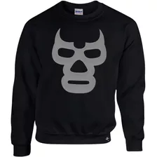 Sudadera Básica Luchador Demonio Azul, Lucha Libre Mexicana