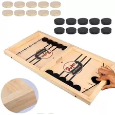 Juego Tejo De Madera Tejo De Mesa Hockey Deslizante