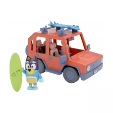 Bluey Y Su Vehiculo De Playa Heeler 4wd Family C/figura *sk