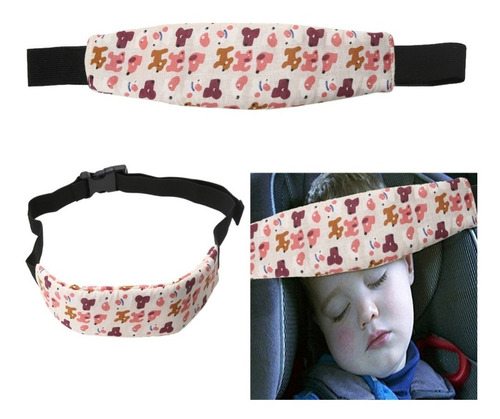 Faixa De Apoio Suporte Cabeça Proteção Bebê Infantil Carro