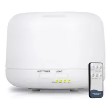 Umidificador E Aromatizador De Ambientes Led 500ml 7 Cores Cor Branco 110v/220v