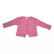 Saco Rosa Chicle Tejido Voss Talle 6 Meses