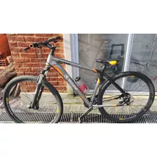 Bicicleta Mountain Bike Rodado 29 Motomel Plateado/naranja