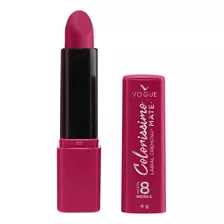 Labial Vogue Colorissimo Cremoso Mate 4g Acabado Hidratante Color Fresa Chic