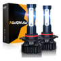 Carcasa De Faros Cuadrados De 7 Pulgadas + 9003/h4 Led Faros