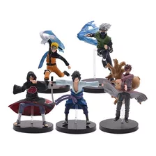 5 Bonecos Naruto Sasuke Uchiha Itachi Kakashi Hatake Gaara