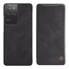 Samsung Galaxy S21+ S21 Ultra Flip Cover Premium Nillkin Color Negro