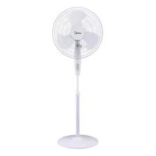 Ventilador De Pie Midea 18¨ Blanco. Cantidad De Aspas 3 Color De La Estructura Blanco Color De Las Aspas Blanco Diámetro 45 Cm Frecuencia 50 Material De Las Aspas Plástico