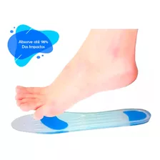 Palmilha Silicone Sob Gel Ponto Azul Orthosilic Qualidade Tamanho Da Palmilha 40-41