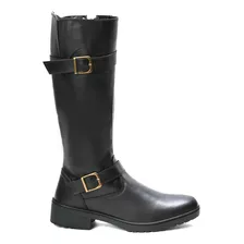 Bota Feminina Montaria Para Rodeio Vaquejada Conforto Ziper