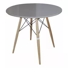 Mesa De Centro Eiffel Circular 80cm Cafe Msa