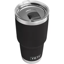 Vaso Yeti De Acero Inoxidable, Con Tapa, 890 Ml, Negro