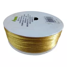 Cordão Seda Acetinado Cetim (2,5mm) Amarelo Ouro - Aquarela