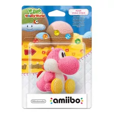 Amiibo Pink Yarn Yoshi - Yoshi's Wolly World Series