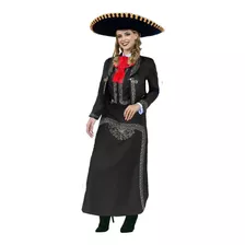 Traje De Charro Bordado Mujer Fiesta Mexicana 