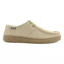 Tênis Casual Masculino Daleshoes London Sport Couro Taupe.