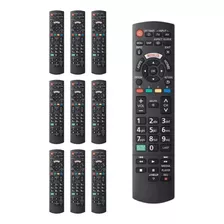 Kit 10 Controle Remoto Compatível Tv Panasonic Smart Led Lcd