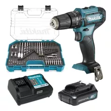 Taladro Inalambrico Makita + 75 Accesorios Hp333dwyx4 Tal045