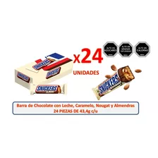 Pack 24 Snickers Almendra Barra De Chocolate 24 Unidades