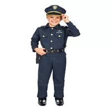 Disfraz De Policia Kanchosos Deluxe Boys Para Nios