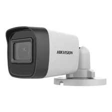 Camara Hikvision Bullet Con Microfono 2mp - Color Blanco/negro