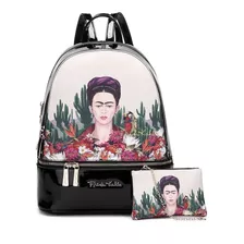 Mochila Frida Kahlo Cactus Backpack Original Fc930l