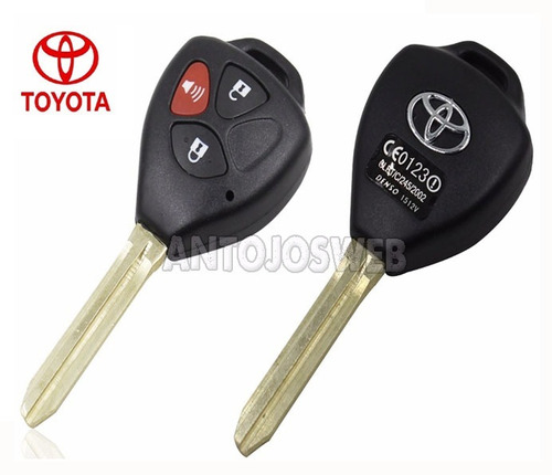 Toyota Carcasa Llave 3 Botones Yaris Hilux Vigo Fortuner Foto 3