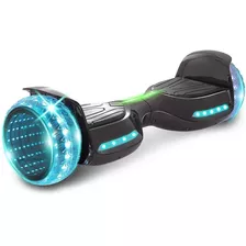 Hoverboard Patineta Eléctrica Cromada Llanta Tipo Foco