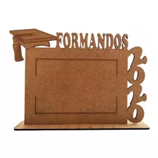 Kit 80 Porta Retrato Mdf Cru Escola Infantil Formatura