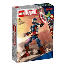 Bloco De Montar Lego Marvel Figura Do Capitão América 76258