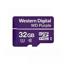 Memoria 32 Gb Vigilancia Camaras Ip Wifi Wd Purple Clase 10 