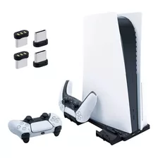 Soporte Base Vertical Para Ps5 Iplay Cargador 2 Dualsense