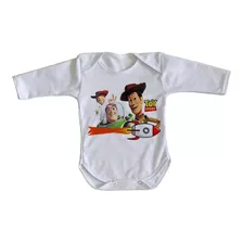 Body Bebê Luxo Toy Story Woody Jessie Buzz Disney Desenho