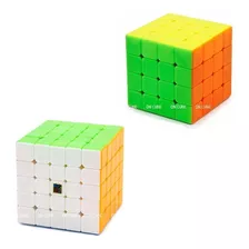 Cubo Mágico 4x4x4 + 5x5x5 Moyu Meilong (2 Cubos)