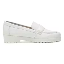 Sapato Colegial Feminino Branco Couro 100% Legitimo Conforto