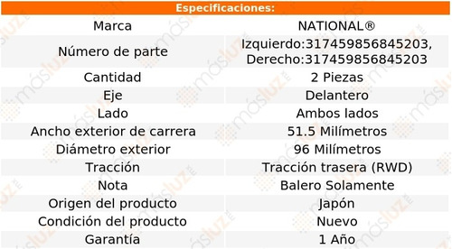 2- Mazas Delanteras Toyota Fj Cruiser 2007/2014 National Foto 4